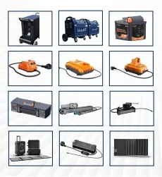 Mobile battery power station