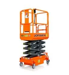 Push around scissor lift