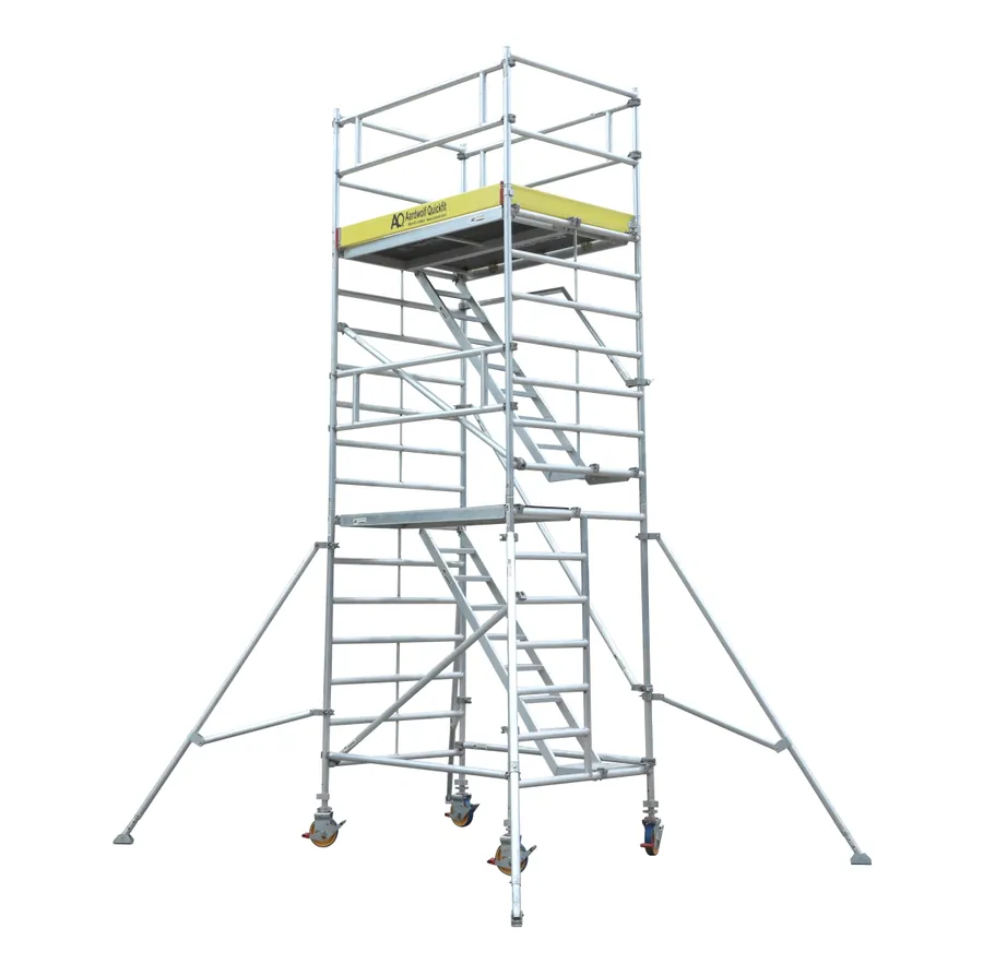 Aluminium stairway scaffold tower